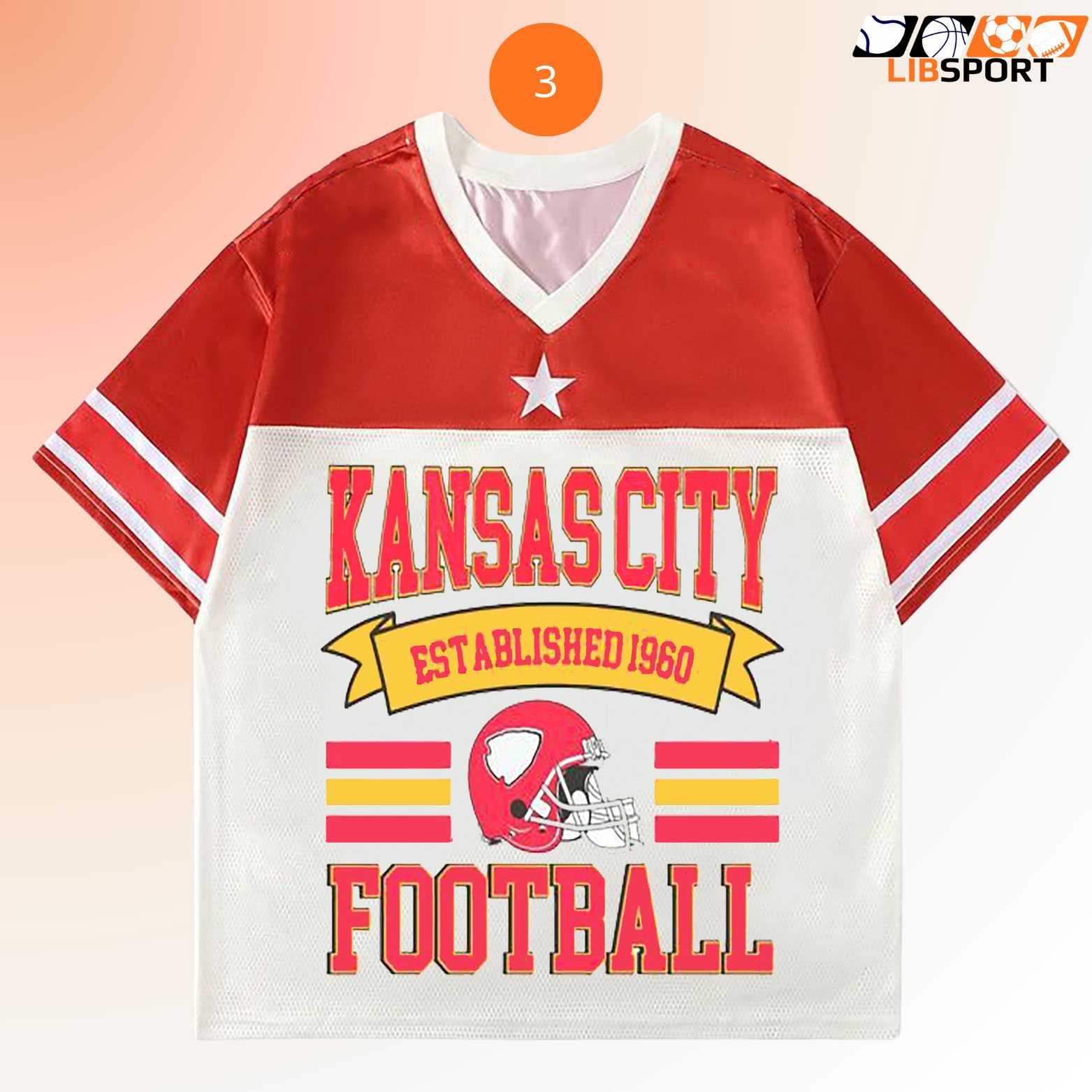 Kansas City Chiefs Jersey, Football Streetwear Shirt, Game Day Unisex Tee